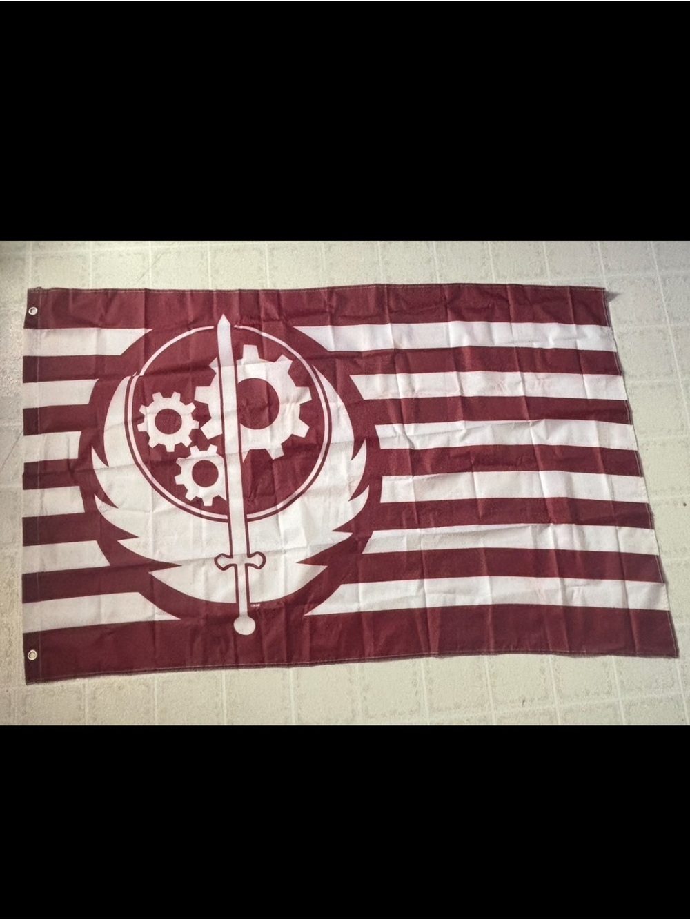 3x5 ft Fallout Brotherhood of Steel Flag